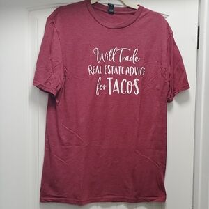 Men's Red Graphic T-Shirt